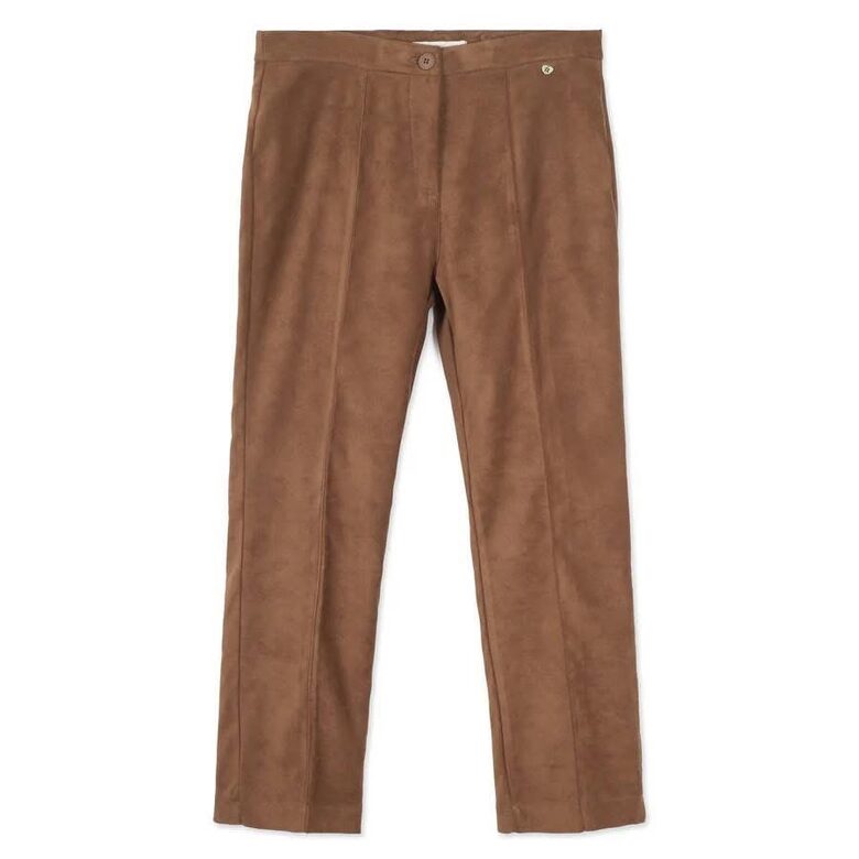 Rinascimento rövidebb fazonú, velúr hatású női nadrág 