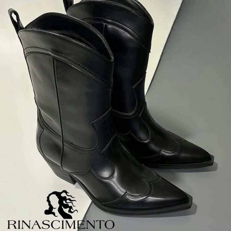Rinascimento fekete női csizma 37,38