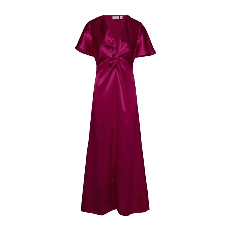 Vila elegáns selymes anyagú hosszu női ruha 