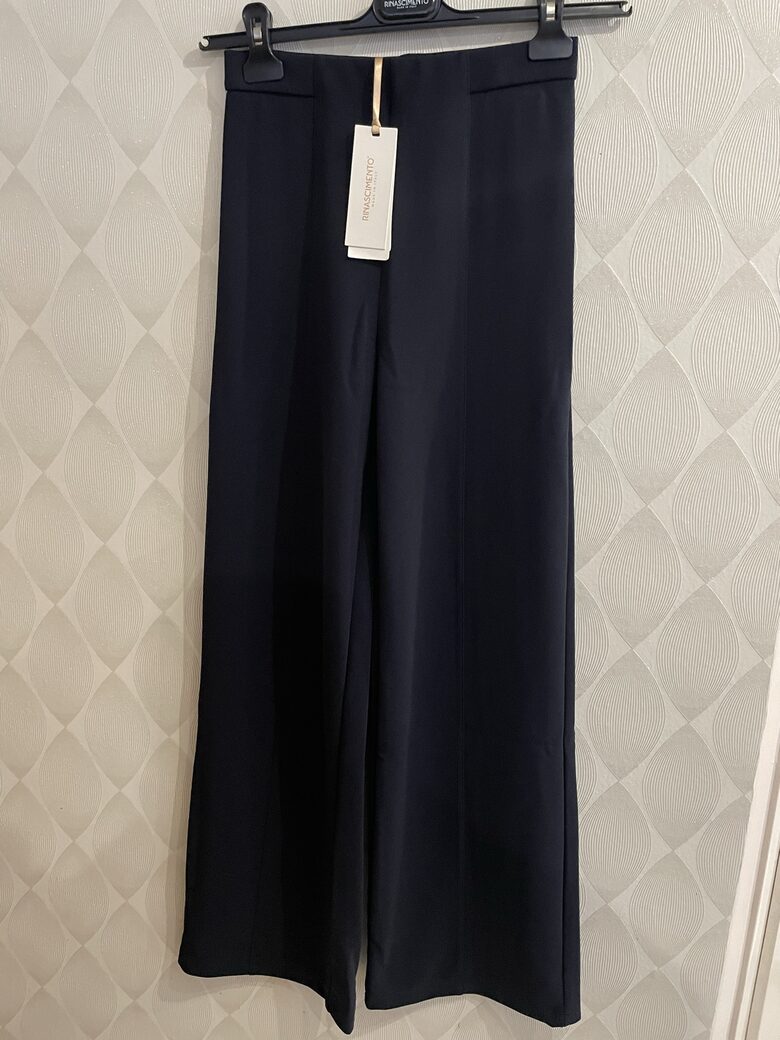 Rinascimento csinos sötétkék női nadrág 
