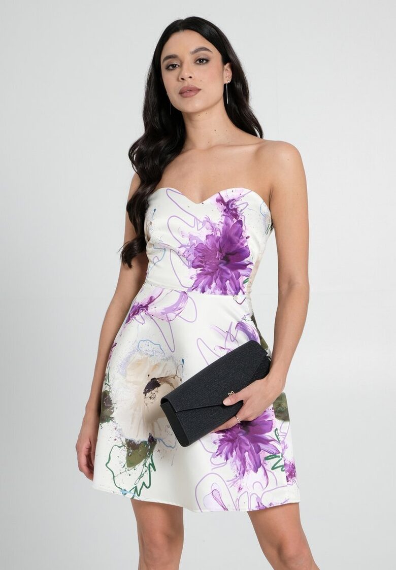 Rinascimento virág mintás csinos női ruha 