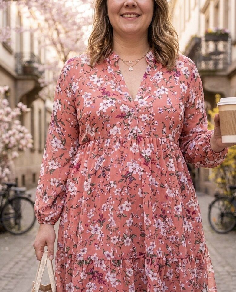 Zabaione virág mintás nyári női ruha