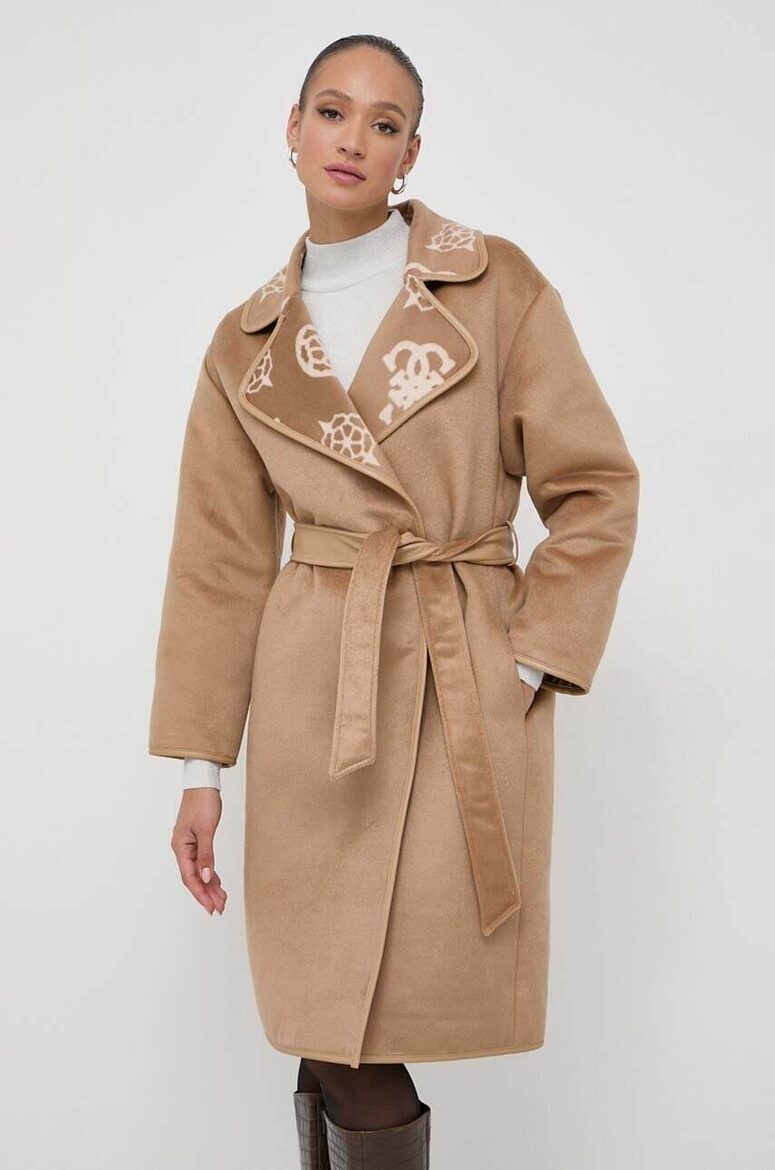 Guess Ludovica elegáns logó mintás női kabát 