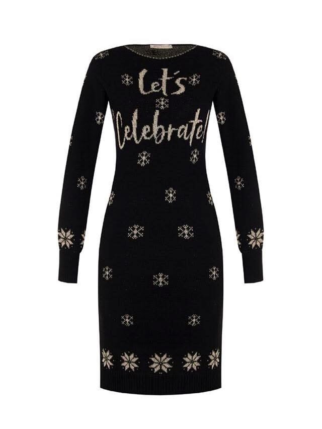 Rinascimento kötött ünnepi női pulóver ruha