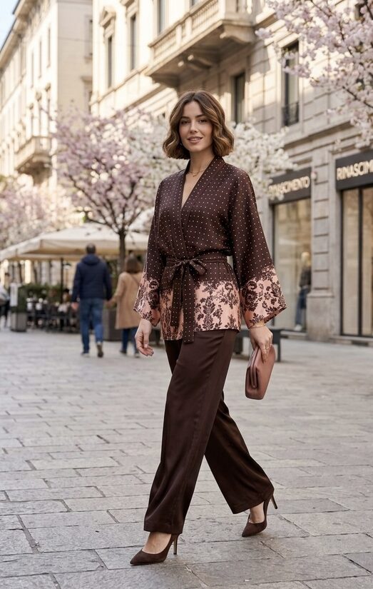 Rinascimento vékony selyem anyagú blézer 