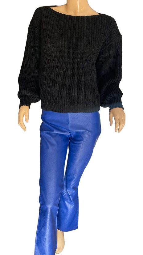 Rinascimento fekete őszi-téli női pulóver