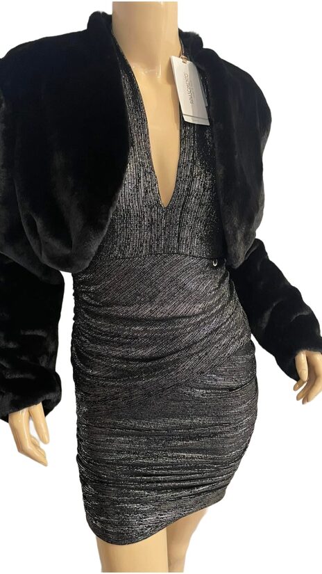 Rinascimento elegáns rövidebb fazonú női bunda 