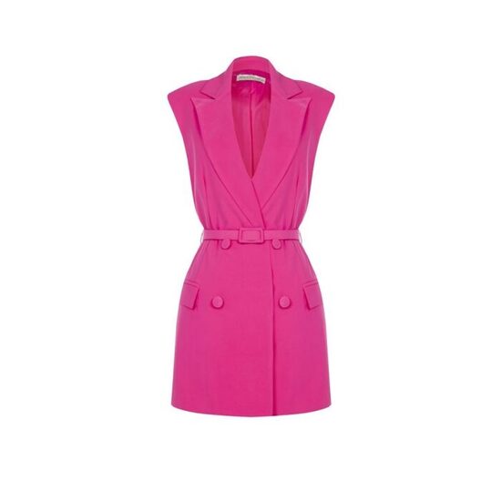 Rinascimento csinos ujjatlan blézer övvel 