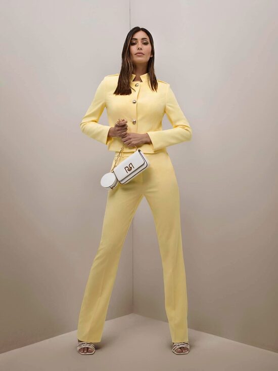 Rinascimento elegáns bőszárú nadrág