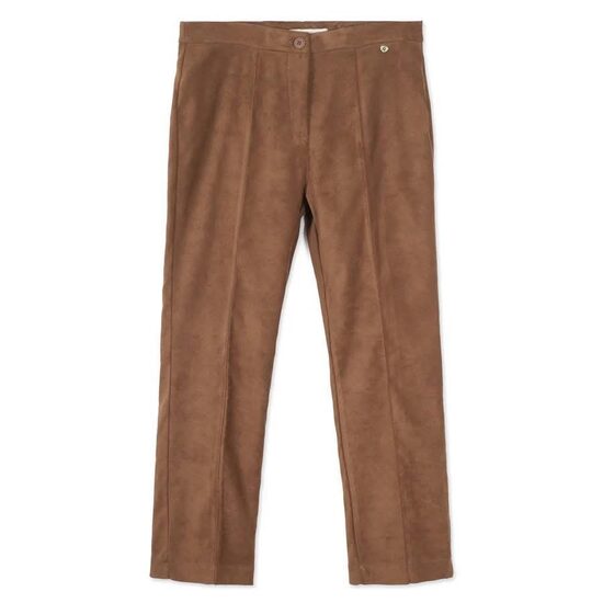 Rinascimento rövidebb fazonú, velúr hatású női nadrág