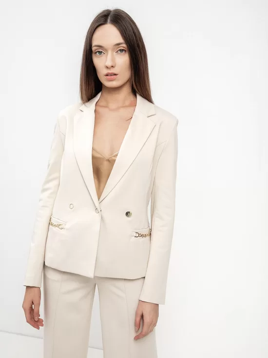 Guess Adele krém színű elegáns blézer 