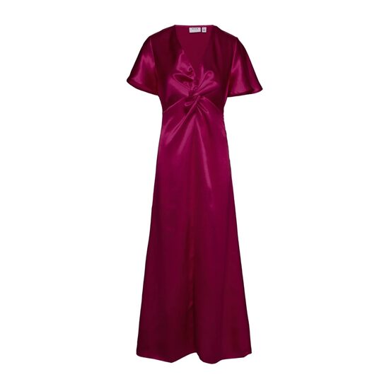 Vila elegáns selymes anyagú hosszu női ruha