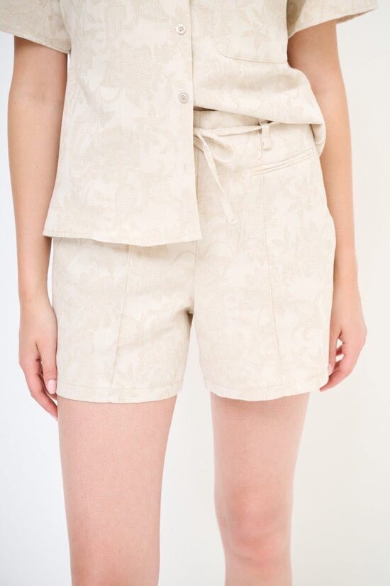 Cherry Blue jacquard mintás nyári női sort