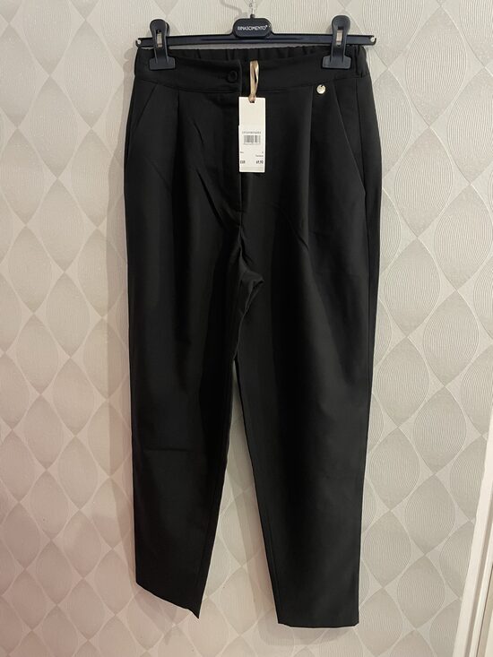 Rinascimento elegáns fekete női nadrág S méret 