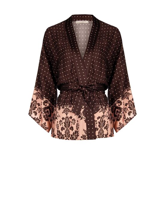 Rinascimento vékony selyem anyagú kardigán/ kimonó