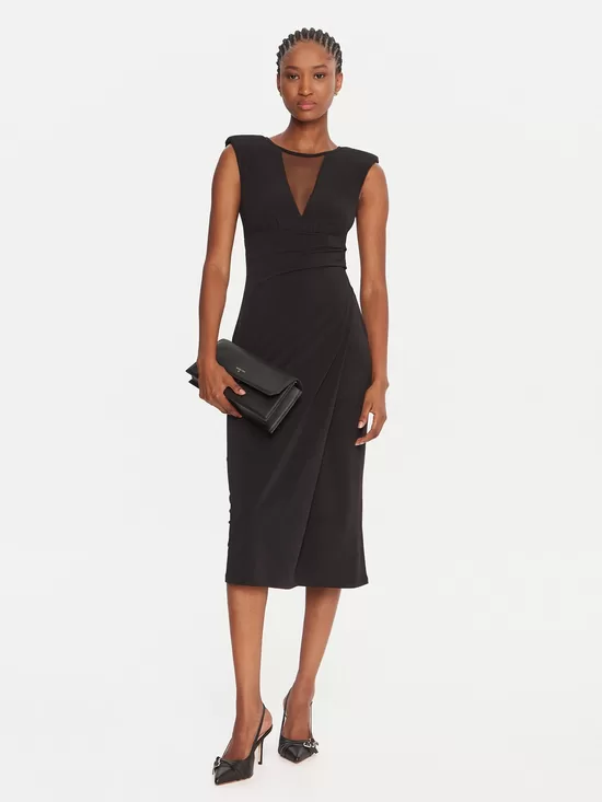 Rinascimento elegáns fekete alkalmi ruha 