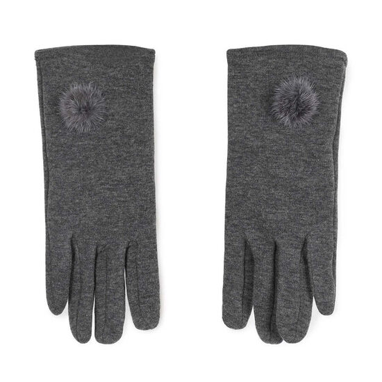 Antonio Basile szürke női kesztyű díszdobozban 