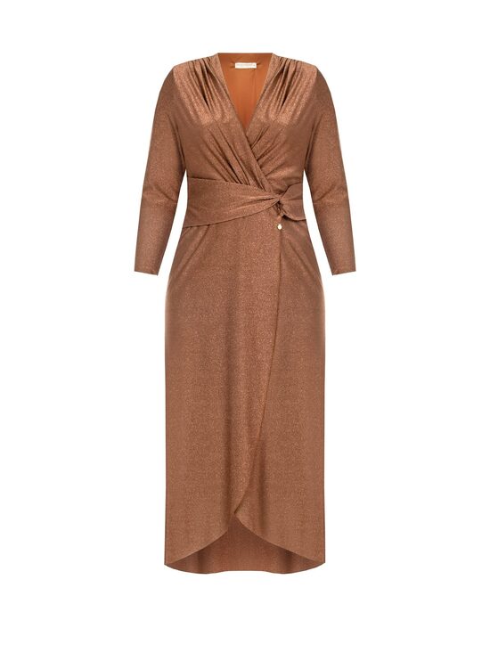 Rinascimento átlapolt csillogós női alkalmi ruha