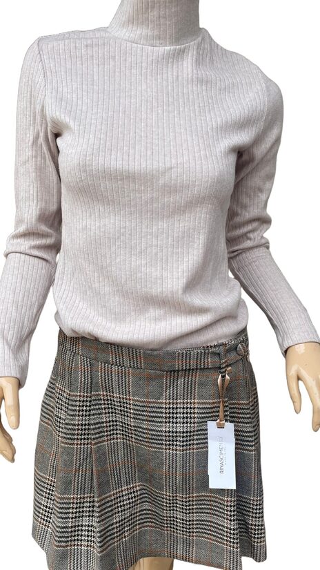 Rinascimento garbós nyakú vékony  női pulóver