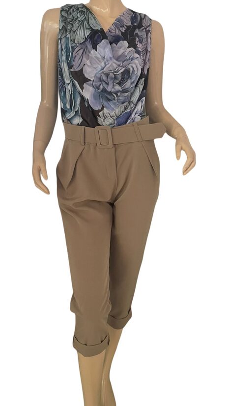 Zabaione vékony nyári női nadrág övvel