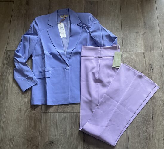 Rinascimento lila női egy gombos blézer 