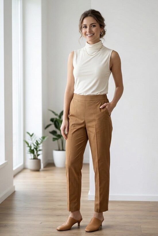 Rinascimento fehér garbós nyakú ujjatlan basic felső 