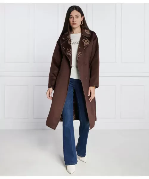 Guess Ludovica elegáns női kabát övvel több méretben 