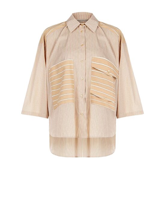 Rinascimento oversize csíkos női blúz