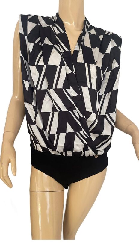 Rinascimento átlapolt fazonú mintás női body