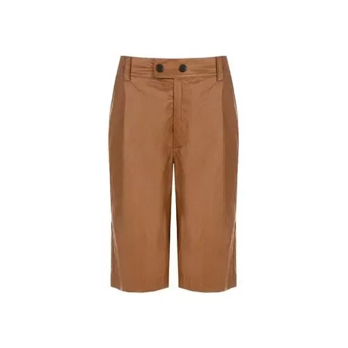 Rinascimento barna műbőr női térd nadrág