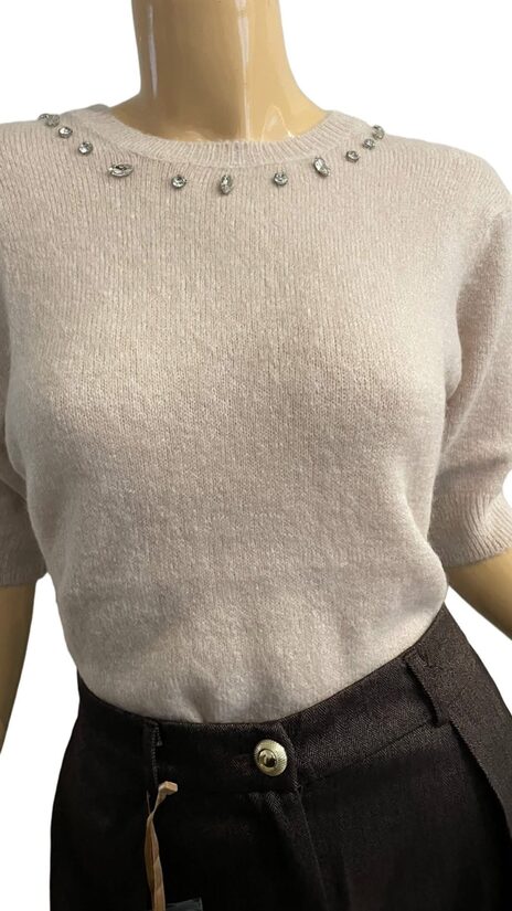 Rinascimento kötött pihe puha női felső 