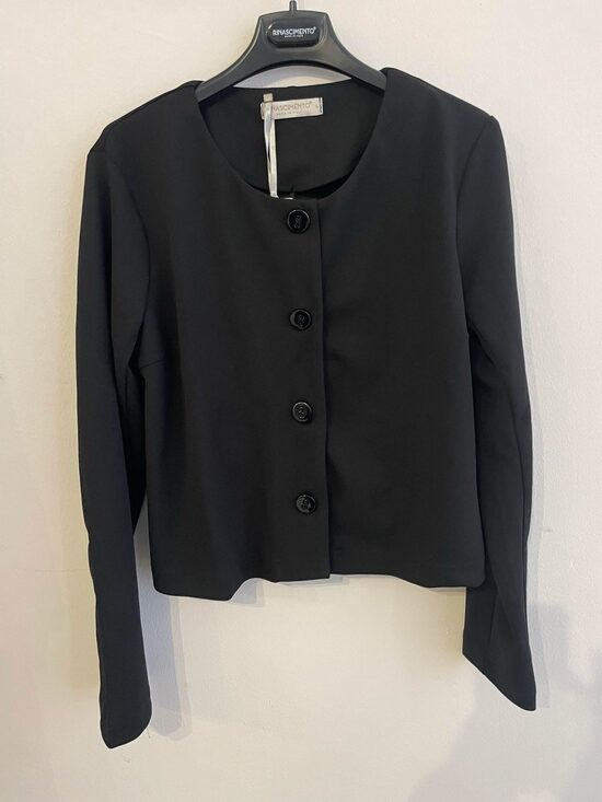 Rinascimento csinos fekete női kardigán 