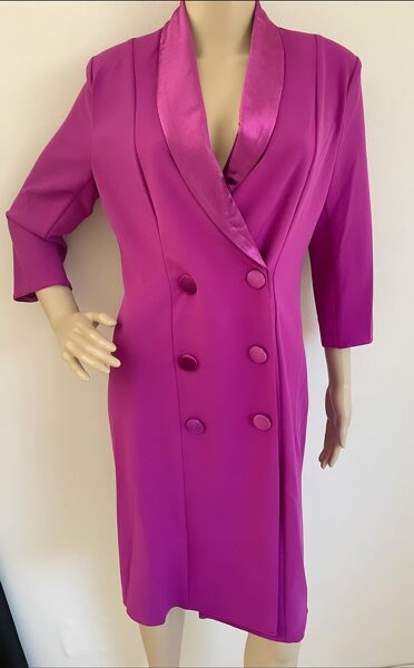 Rinascimento csinos lila női zakó ruha 